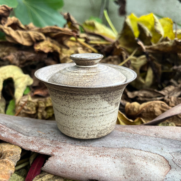 Grey Swirl Gaiwan : Tao's Studio Jingdezhen