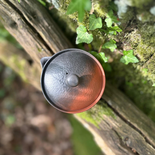 110ml yōhen Red / Black Shudei 110ml Do-ake (胴開け) filter Houhin [Yoshiki Kiln]