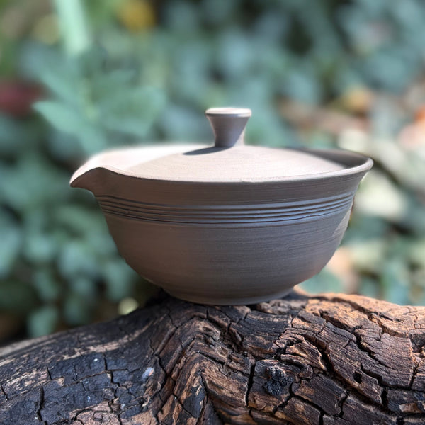 140ml Black Shudei Do-ake (胴開け) filter Houhin [Yoshiki Kiln]