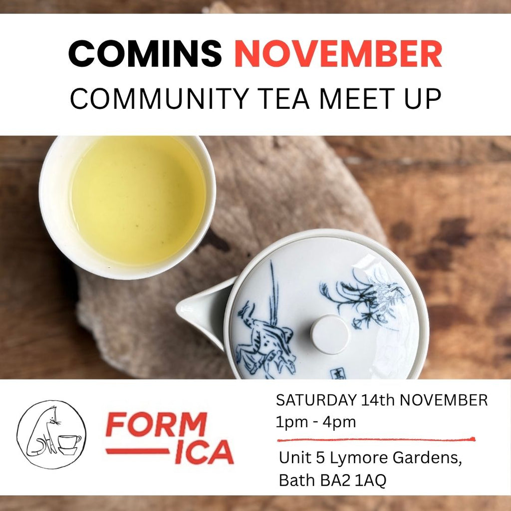 NOVEMBER COMMUNITY MEET UP : SATURDAY 14.11 Comins Tea at  FORM-ica Studios Bath