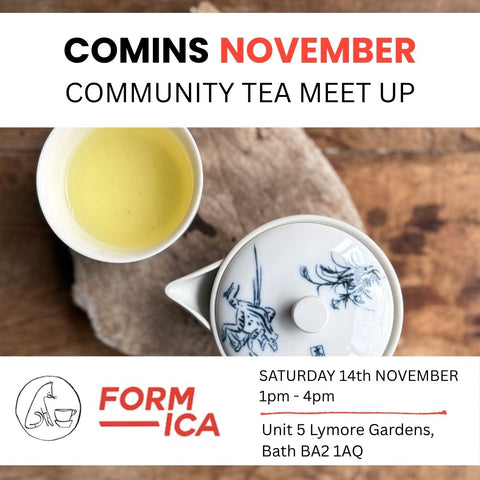 NOVEMBER COMMUNITY MEET UP : SATURDAY 14.11 Comins Tea at  FORM-ica Studios Bath