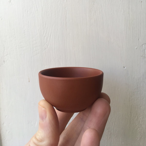Yixing Pottery Sipping Cup [Light brown]