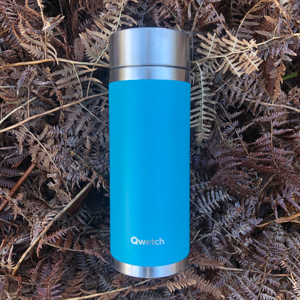 Teal tea travel Flask [30cl stainless steel]