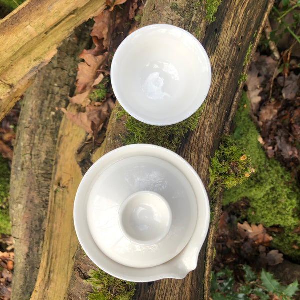 Taiwanese Porcelain White Cup : 50ml