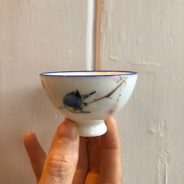 Blue Bird Sipping Cup