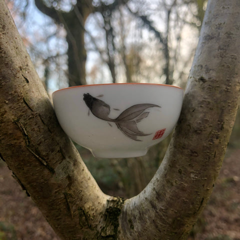 Grey Fish Sipping Cup