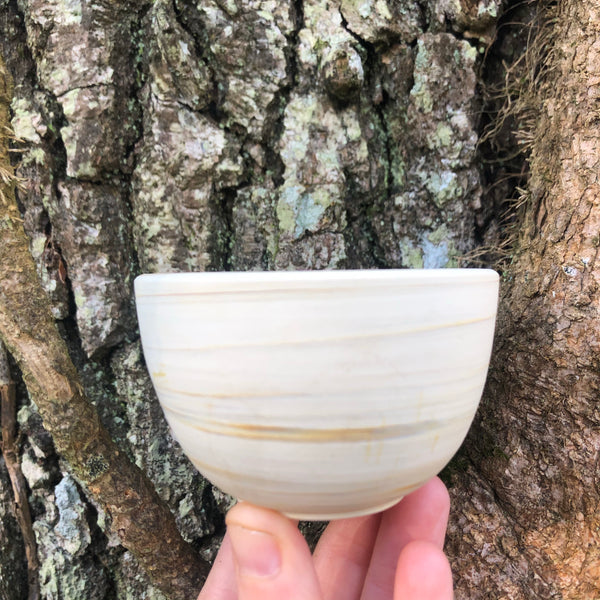 Smooth White Tokoname Teacup [H 5cm W 7cm]